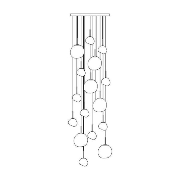 lava combination pendant light