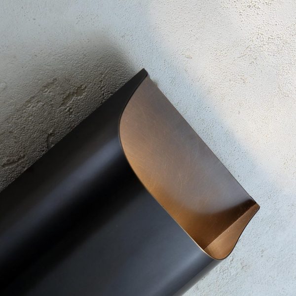 leclerc brass wall lamp