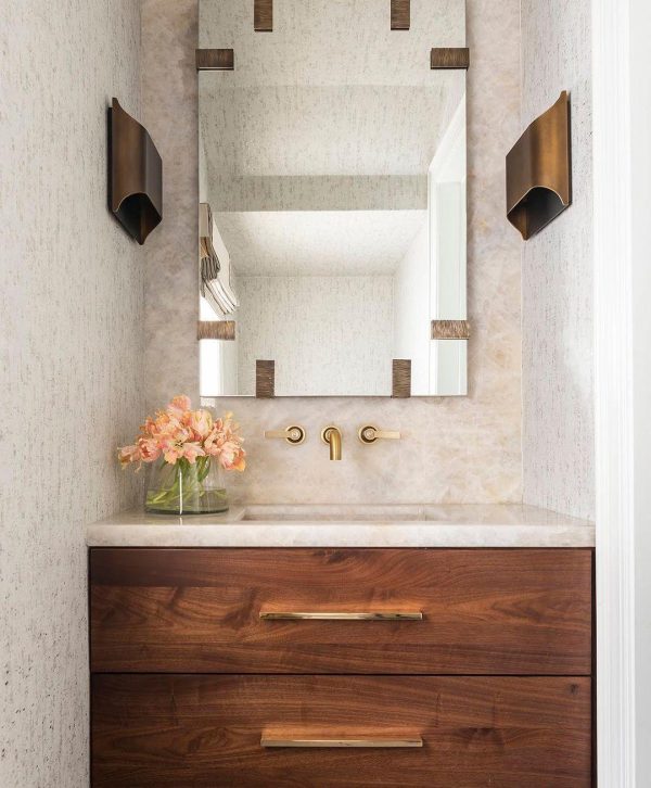 leclerc brass wall lamp