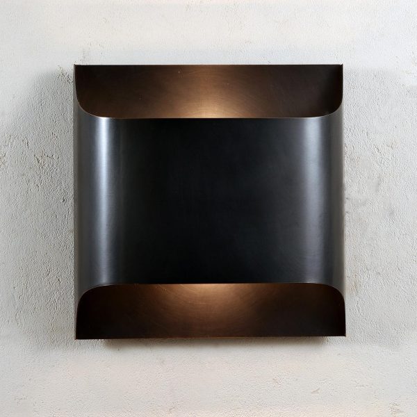 leclerc brass wall lamp