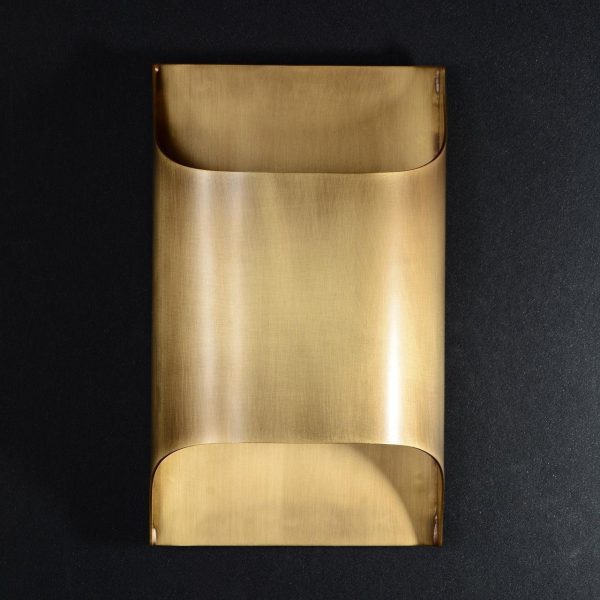 leclerc brass wall lamp
