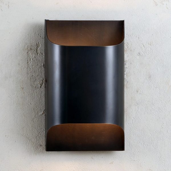 leclerc brass wall lamp