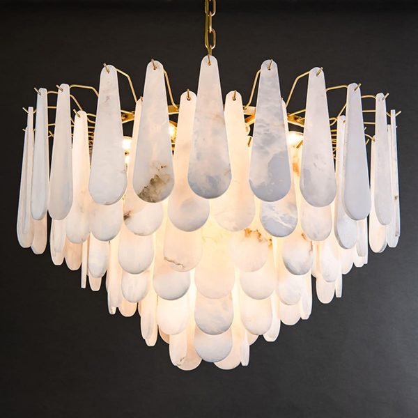 leon alabaster chandelier