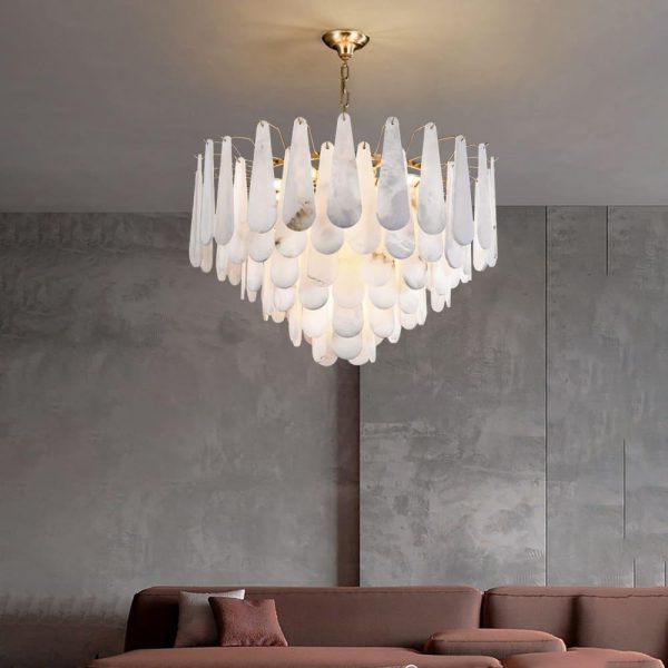 leon alabaster chandelier