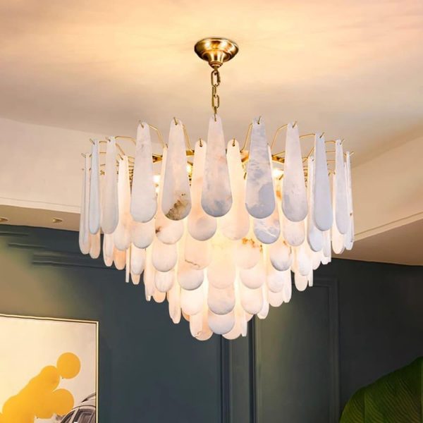 leon alabaster chandelier