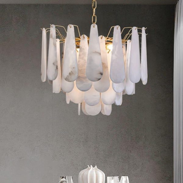 leon alabaster chandelier