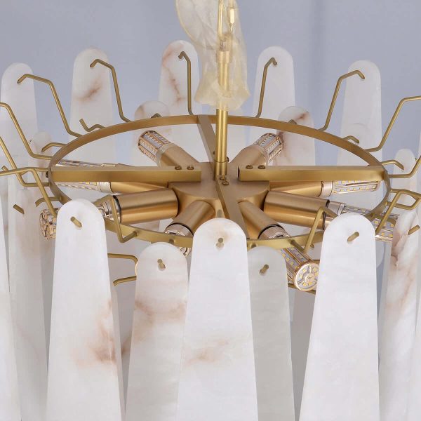 leon alabaster chandelier