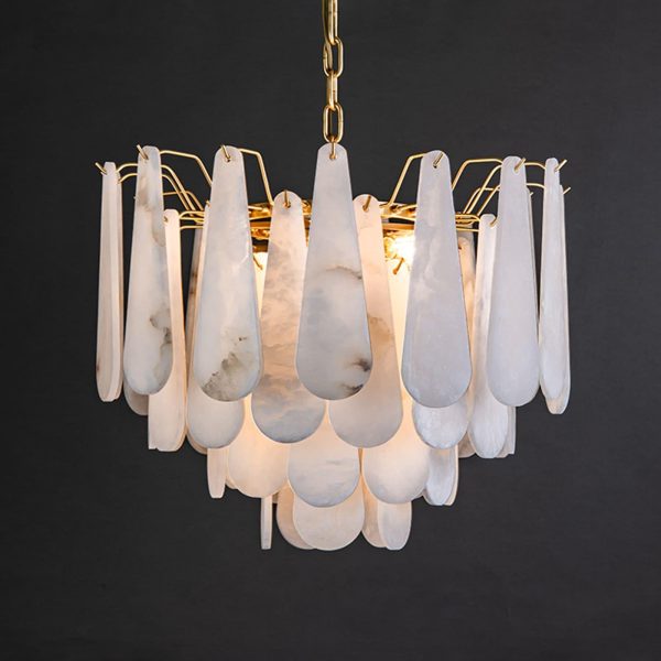 leon alabaster chandelier