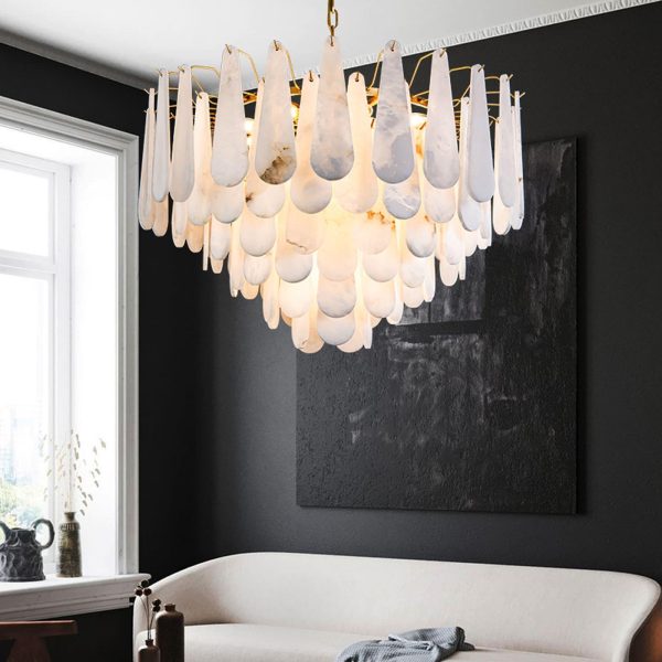leon alabaster chandelier