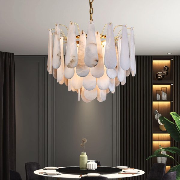 leon alabaster chandelier
