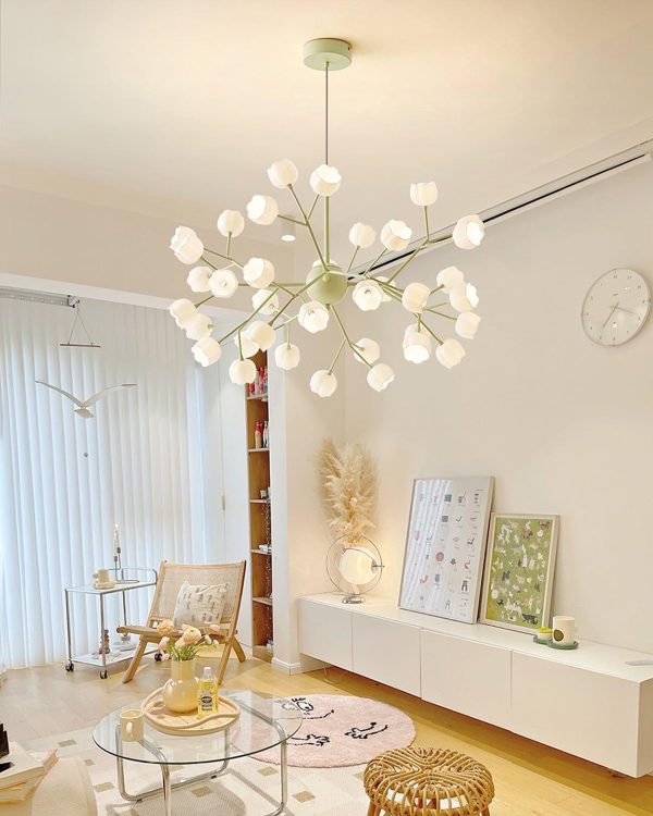 lily flower chandelier