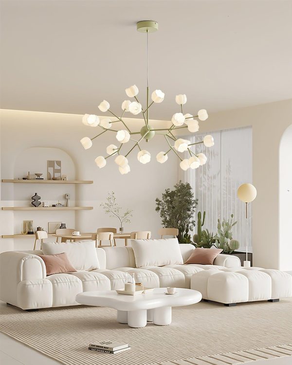 lily flower chandelier