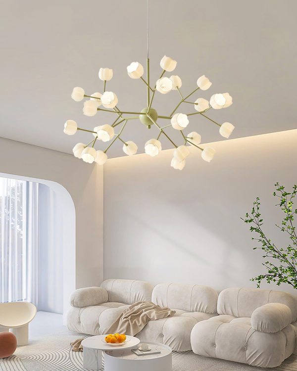 lily flower chandelier