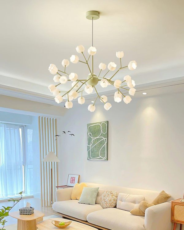 lily flower chandelier