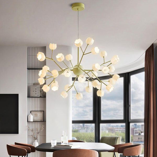 lily flower chandelier
