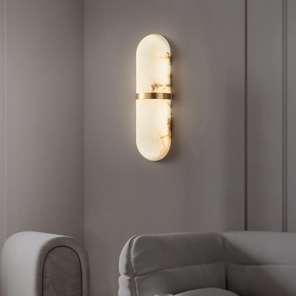 marmo alabaster wall lamp