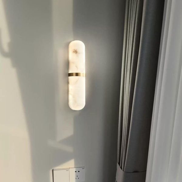 marmo alabaster wall lamp