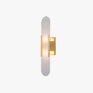 melange elongated alabaster wall sconce