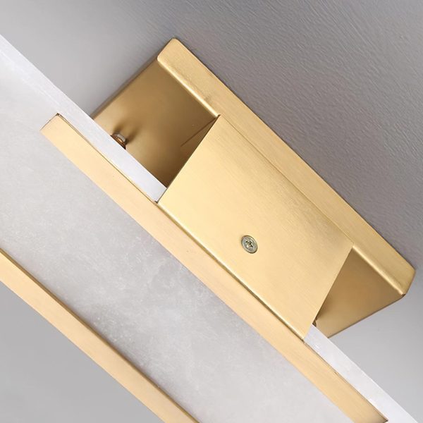 melange elongated alabaster wall sconce