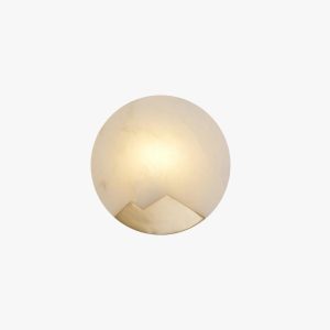 modern alabaster wall light