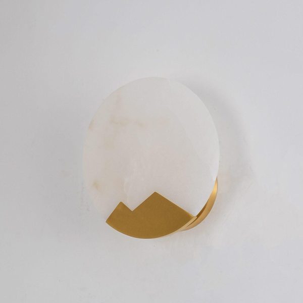 modern alabaster wall light