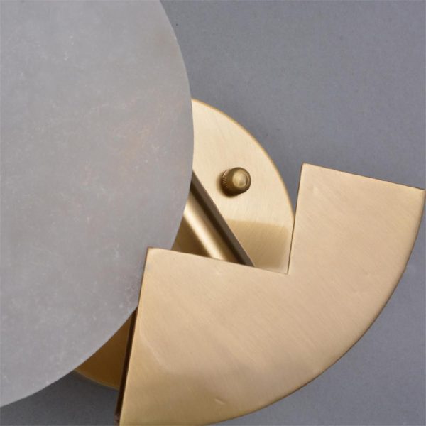 modern alabaster wall light