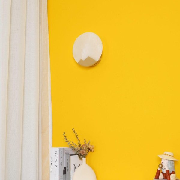 modern alabaster wall light