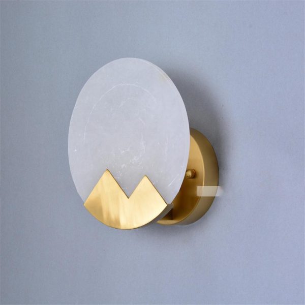 modern alabaster wall light