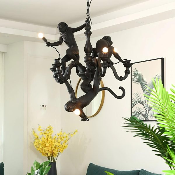 monkey chandelier