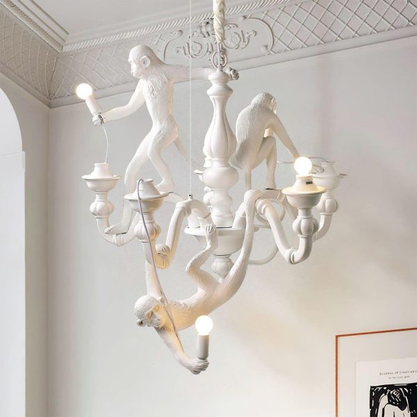 monkey chandelier