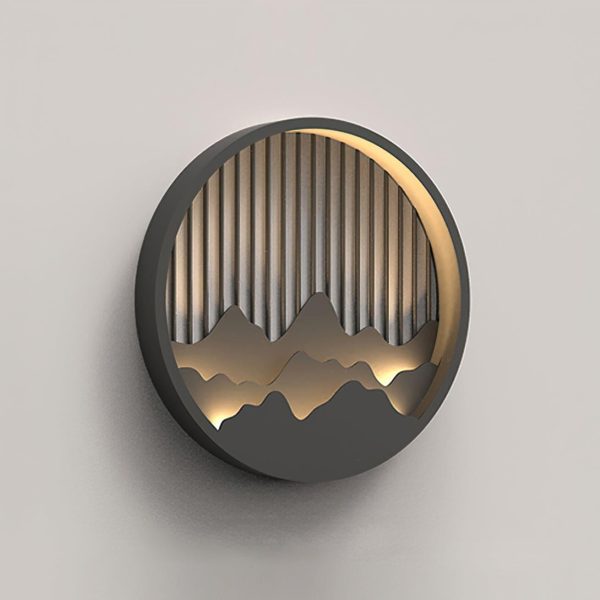 mountain outdoor wall lamp