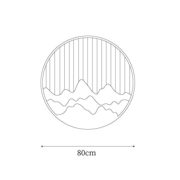 mountain outdoor wall lamp