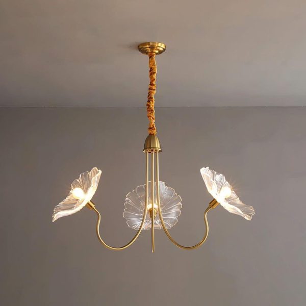 murano glass flowers chandelier
