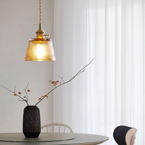 nordic cup glass pendant lamp