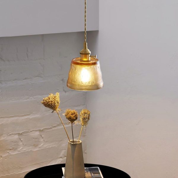 nordic cup glass pendant lamp