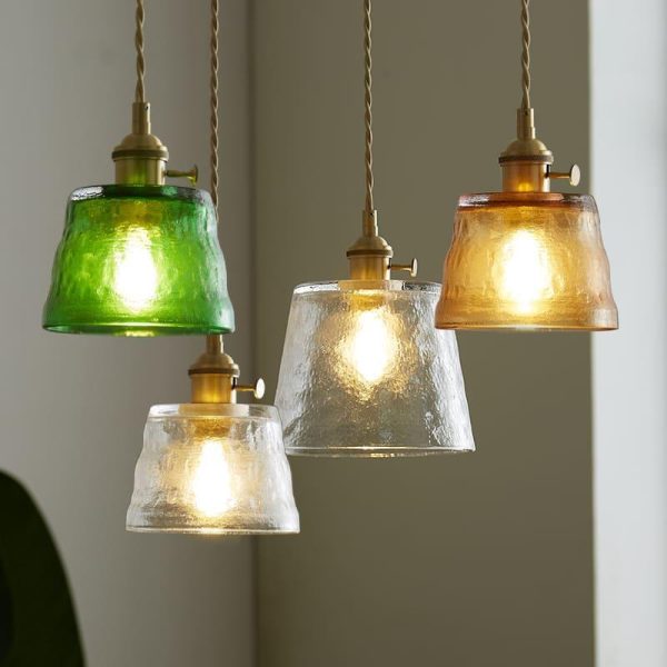 nordic cup glass pendant lamp