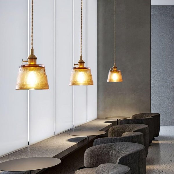 nordic cup glass pendant lamp