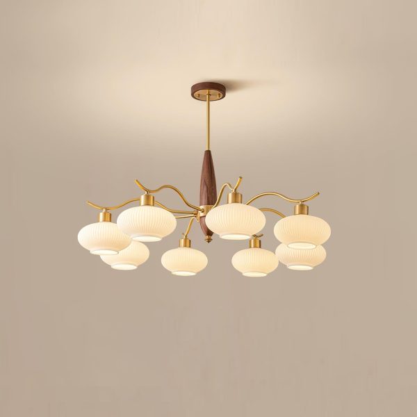 penton glass chandelier