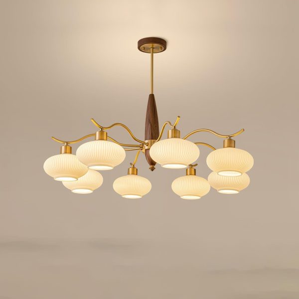 penton glass chandelier