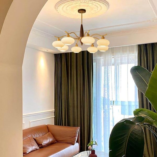 penton glass chandelier