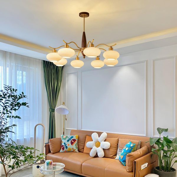 penton glass chandelier