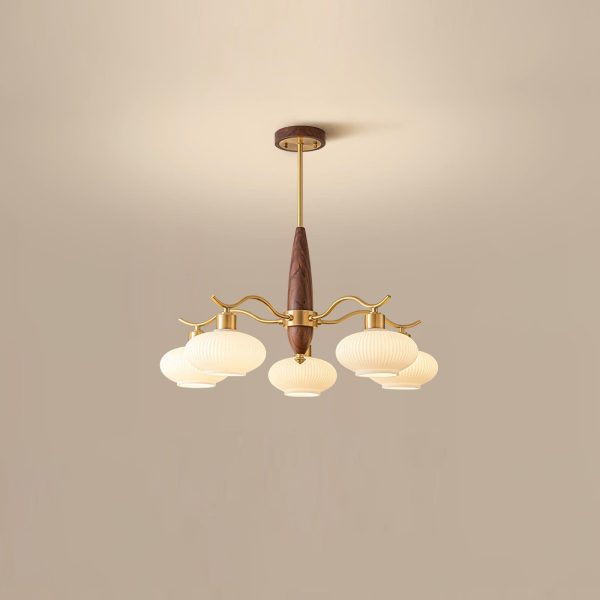 penton glass chandelier