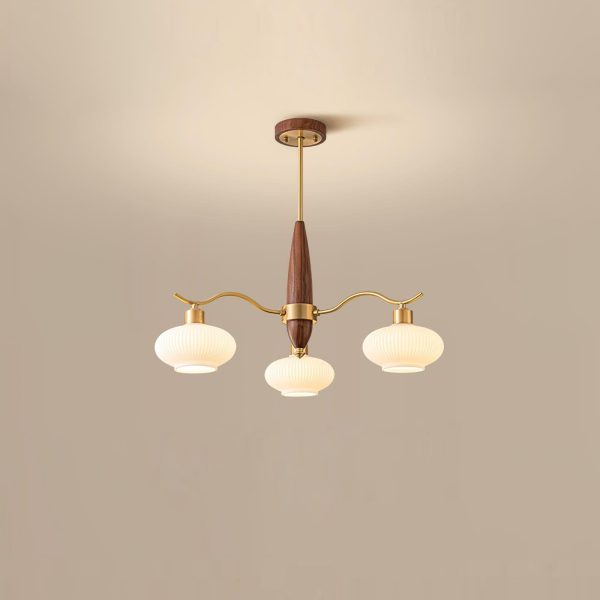 penton glass chandelier