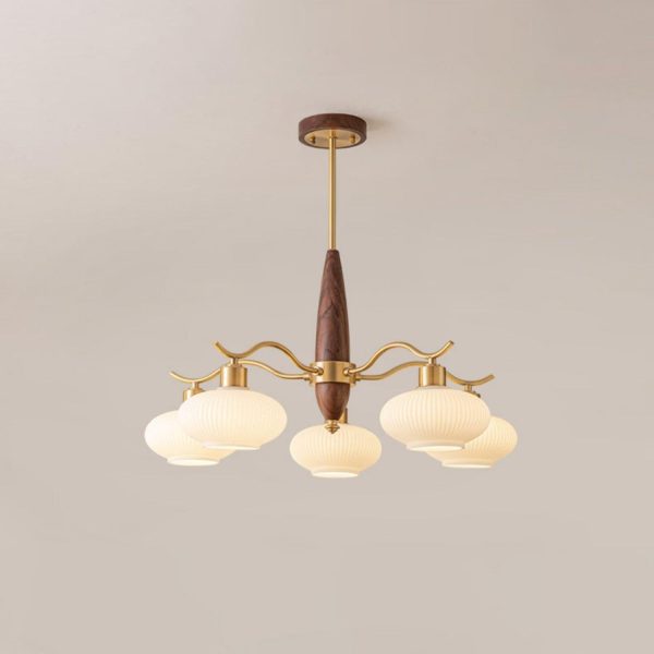 penton glass chandelier