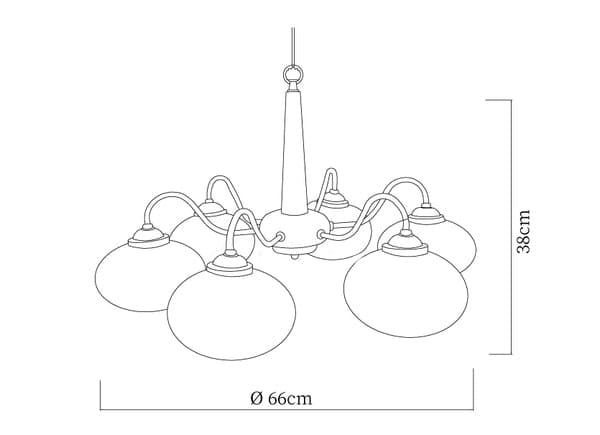 Persimmon_Chandelier_size