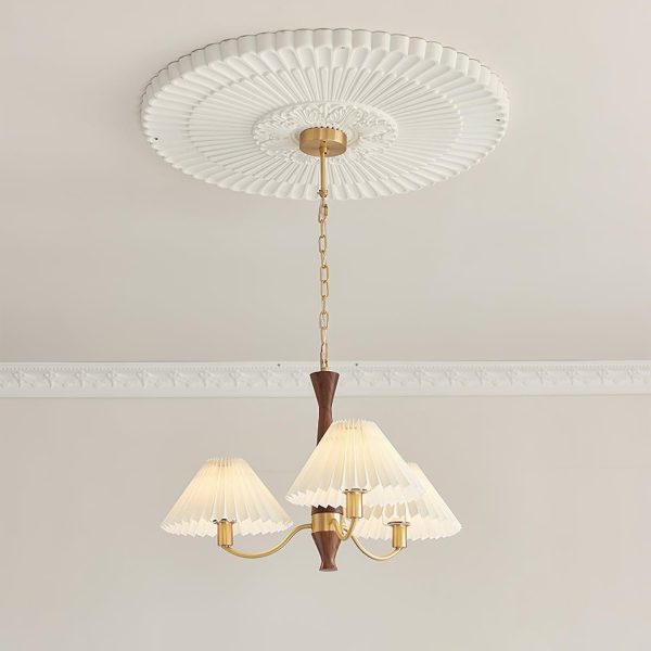 pleated chandelier