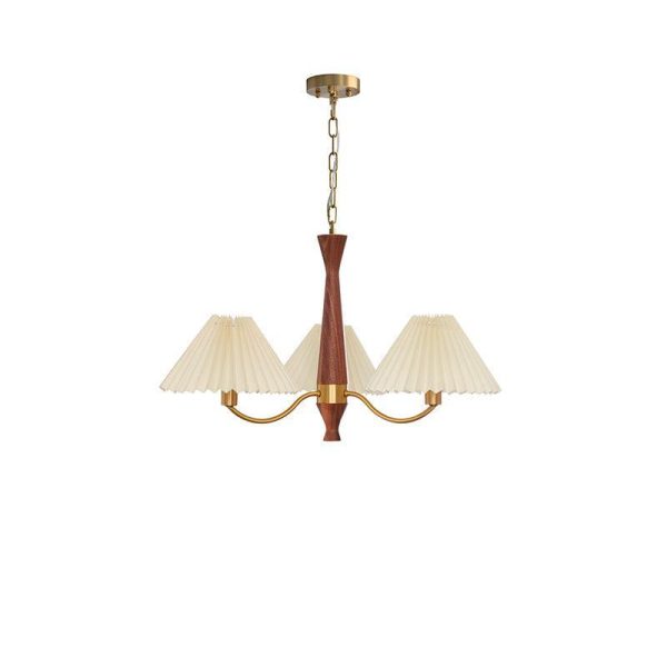 pleated chandelier