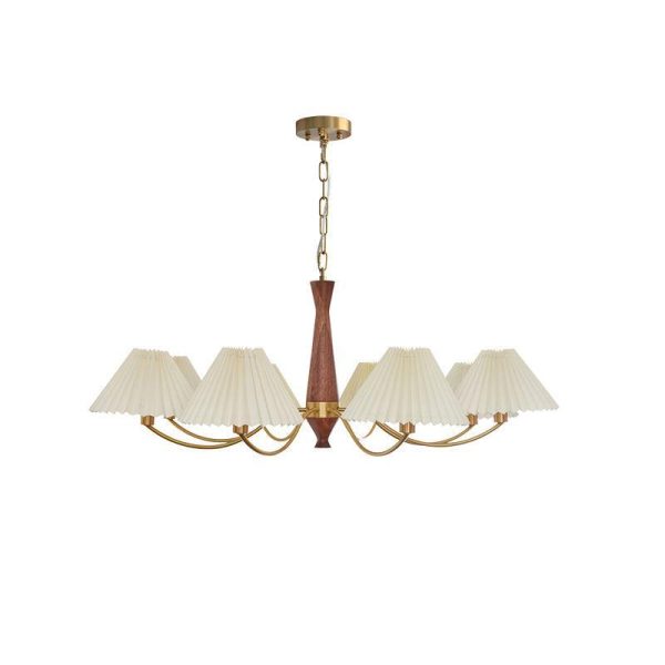 pleated chandelier