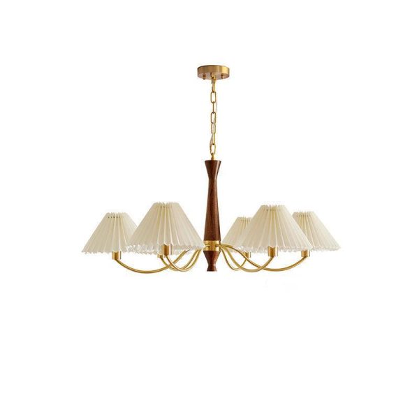 pleated chandelier