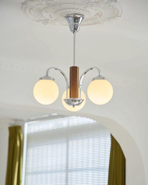 polaris art chandelier